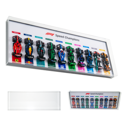 Cadre mural pour LEGO® Speed Champions F1 – Collection complète (ligne horizontale)