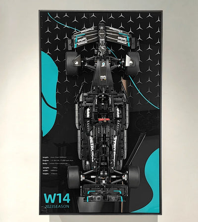 Cadre mural pour LEGO® Technic Mercedes-AMG F1 W14 E Performance (42171)
