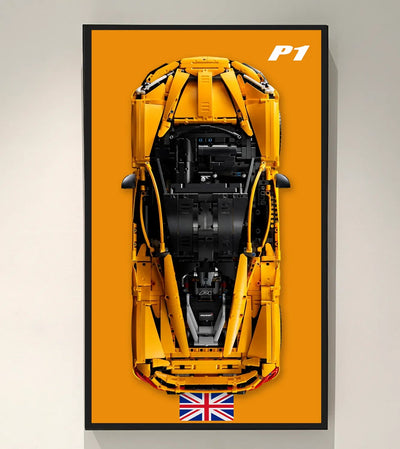 Cadre mural premium pour LEGO® Technic McLaren P1 (42172)