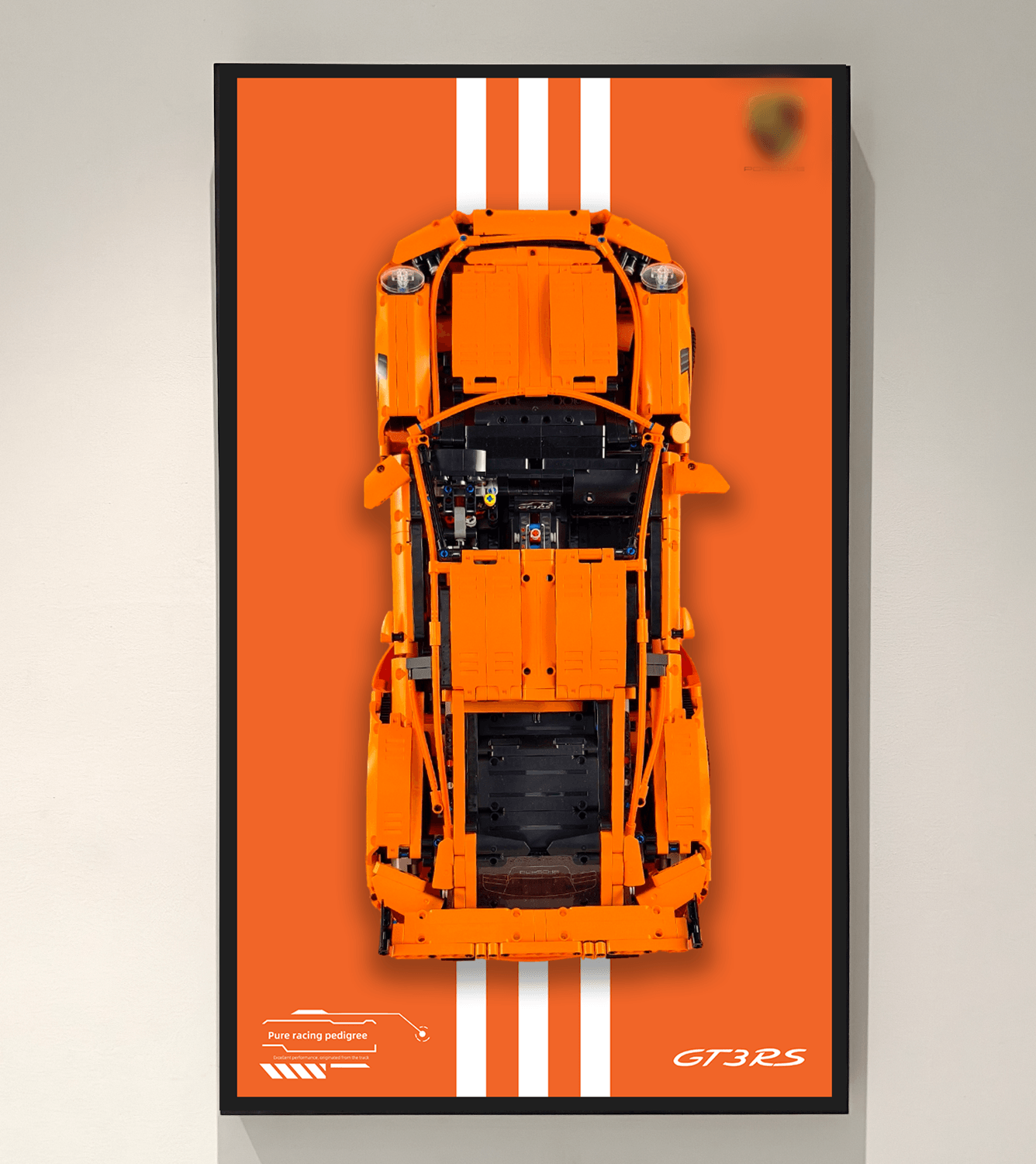 Cadre mural premium pour LEGO® Technic Super Cars