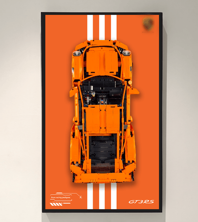 Cadre mural premium pour LEGO® Technic Super Cars