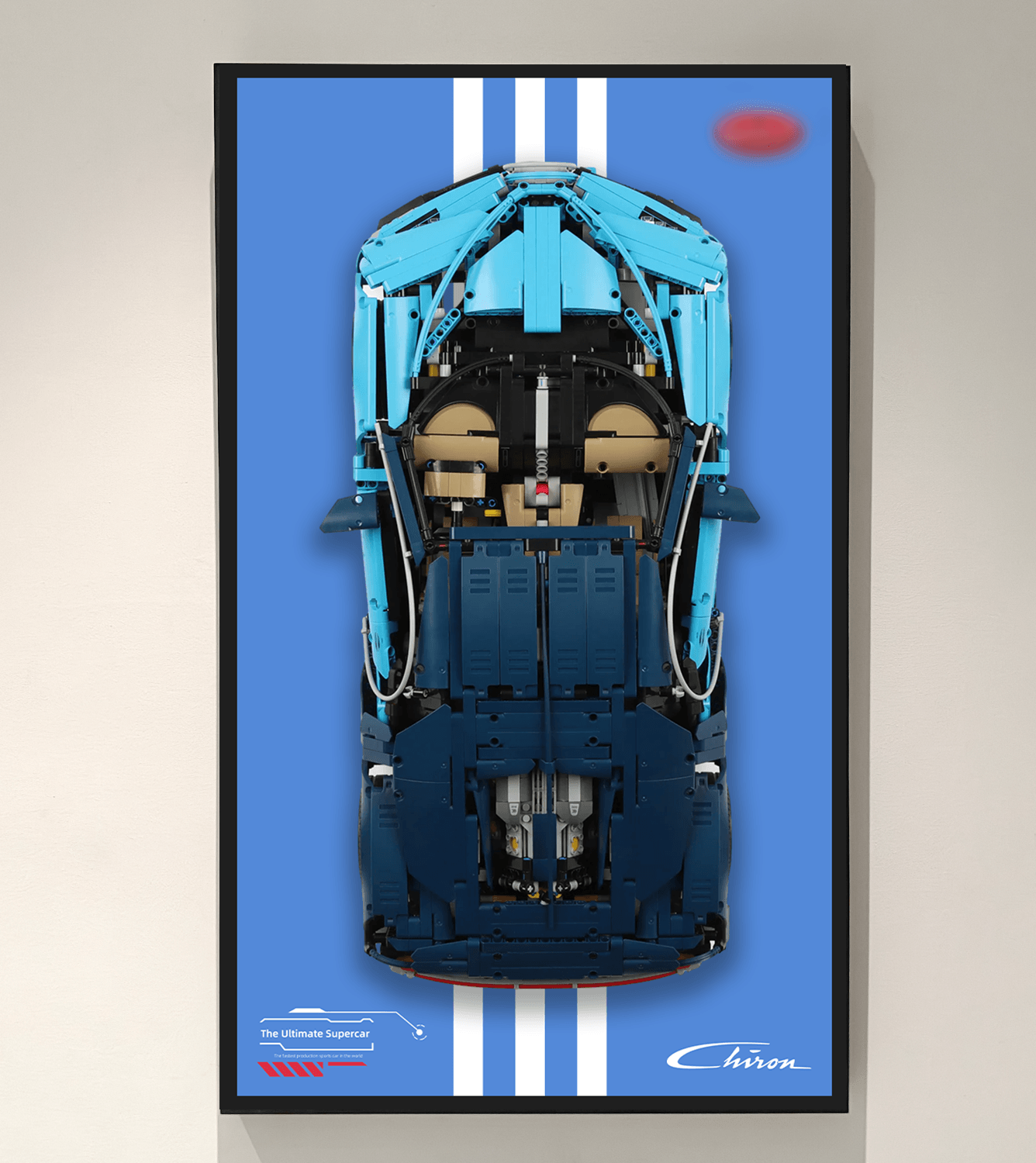 Cadre mural premium pour LEGO® Technic Super Cars
