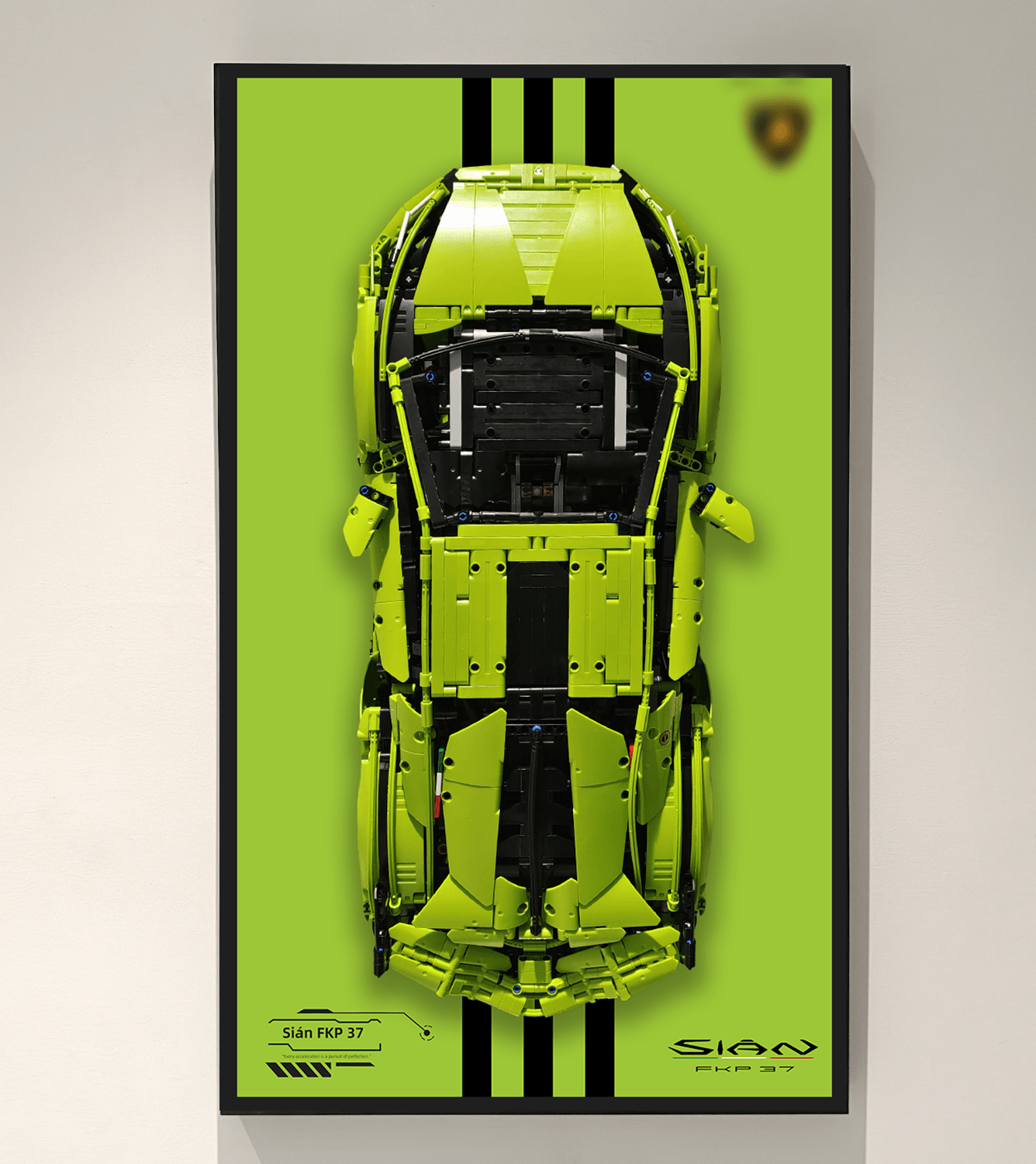 Cadre mural premium pour LEGO® Technic Super Cars