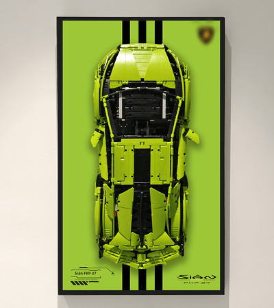 Cadre mural premium pour LEGO® Technic Super Cars