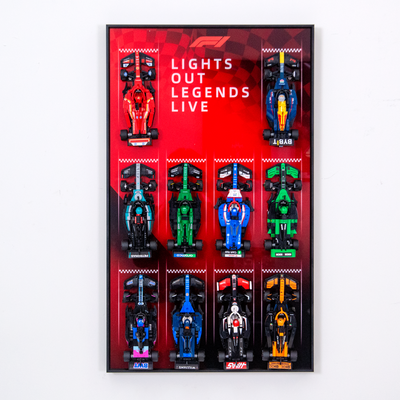 Cadre mural premium pour LEGO® Speed Champions – Collection Complète