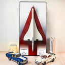 Cadre mural premium pour LEGO® Concorde (10318) – Exposition Supersonique