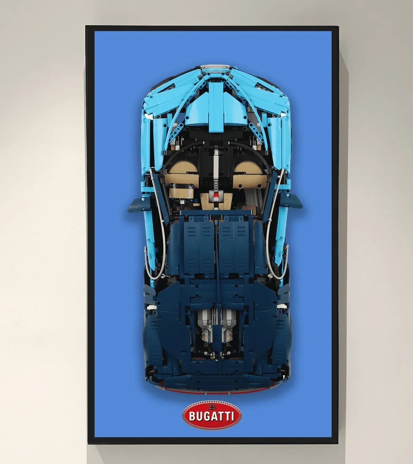 Cadre mural de collection pour LEGO® Technic Bugatti Chiron (42083)