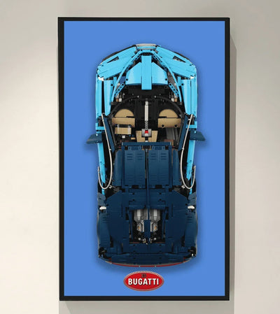 Cadre mural de collection pour LEGO® Technic Bugatti Chiron (42083)