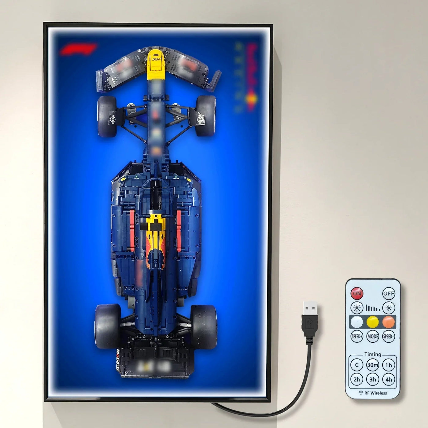 Cadre mural premium pour LEGO® F1 – Red Bull Racing RB20 (42206)