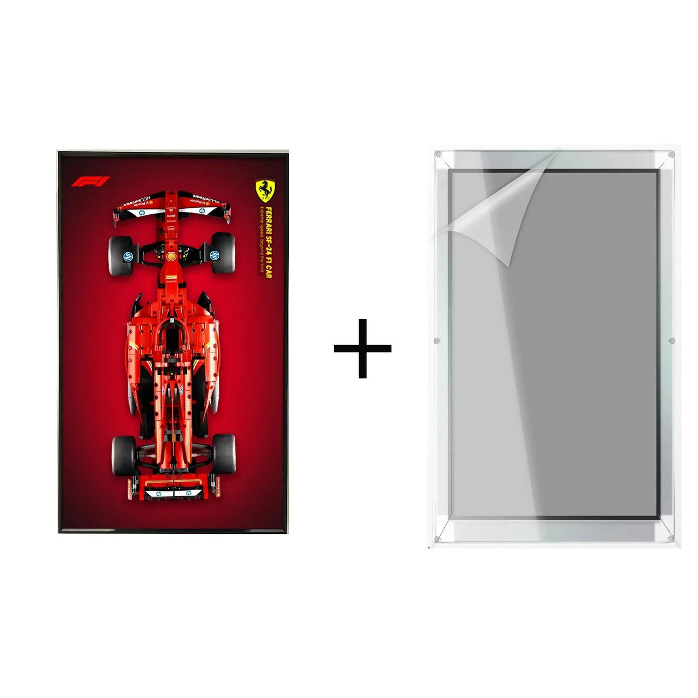 Cadre mural premium pour LEGO® Technic Ferrari SF-24 (42207)